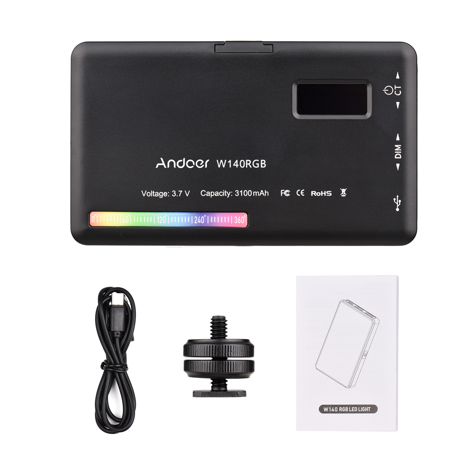 Lighting Effect In Photography - LED Video Light Rechargeable Photography Fill