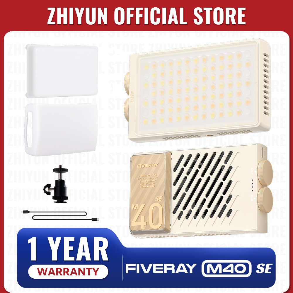 Photography Lighting For Outdoors - ZHIYUN Official FIVERAY M40 SE 40W