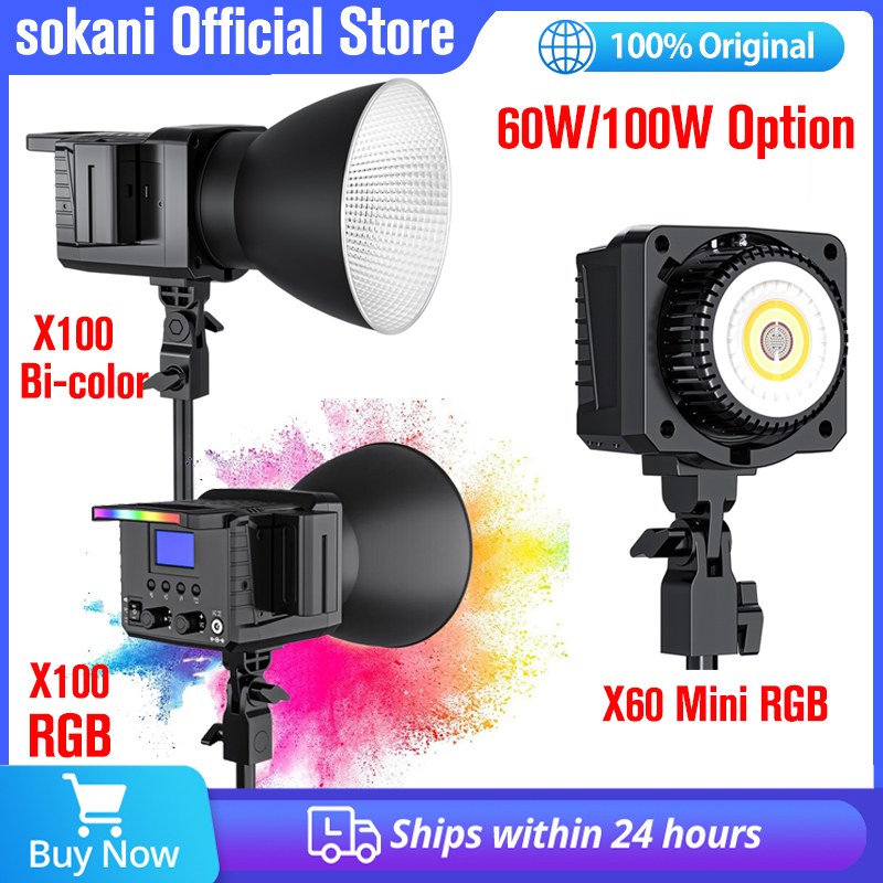 Photography Lighting For Outdoors - Sokani X100 / X60 Mini RGB