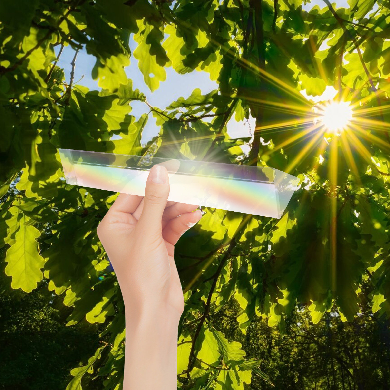 Lighting Effect In Photography - Crystal Triangular Prism for Photography Physics