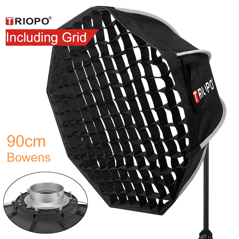 Photography Lighting Background - Triopo 90cm Photo Portabe Bowens Mount