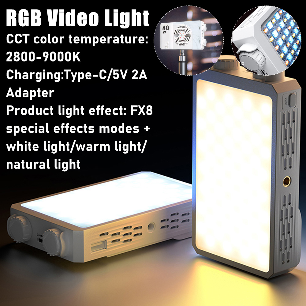Photography Types Of Lighting - Portable Photography Lighting 40W LED Camera