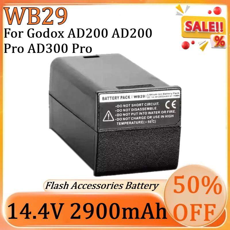 Photography Lighting Kit Godox - New WB29 14.4V 2900mAh Rechargeable Lithium