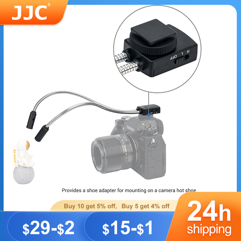 JJC Macro Arm Light LED Lamps  - Flower Photography Led Lighting Pack recension och pris