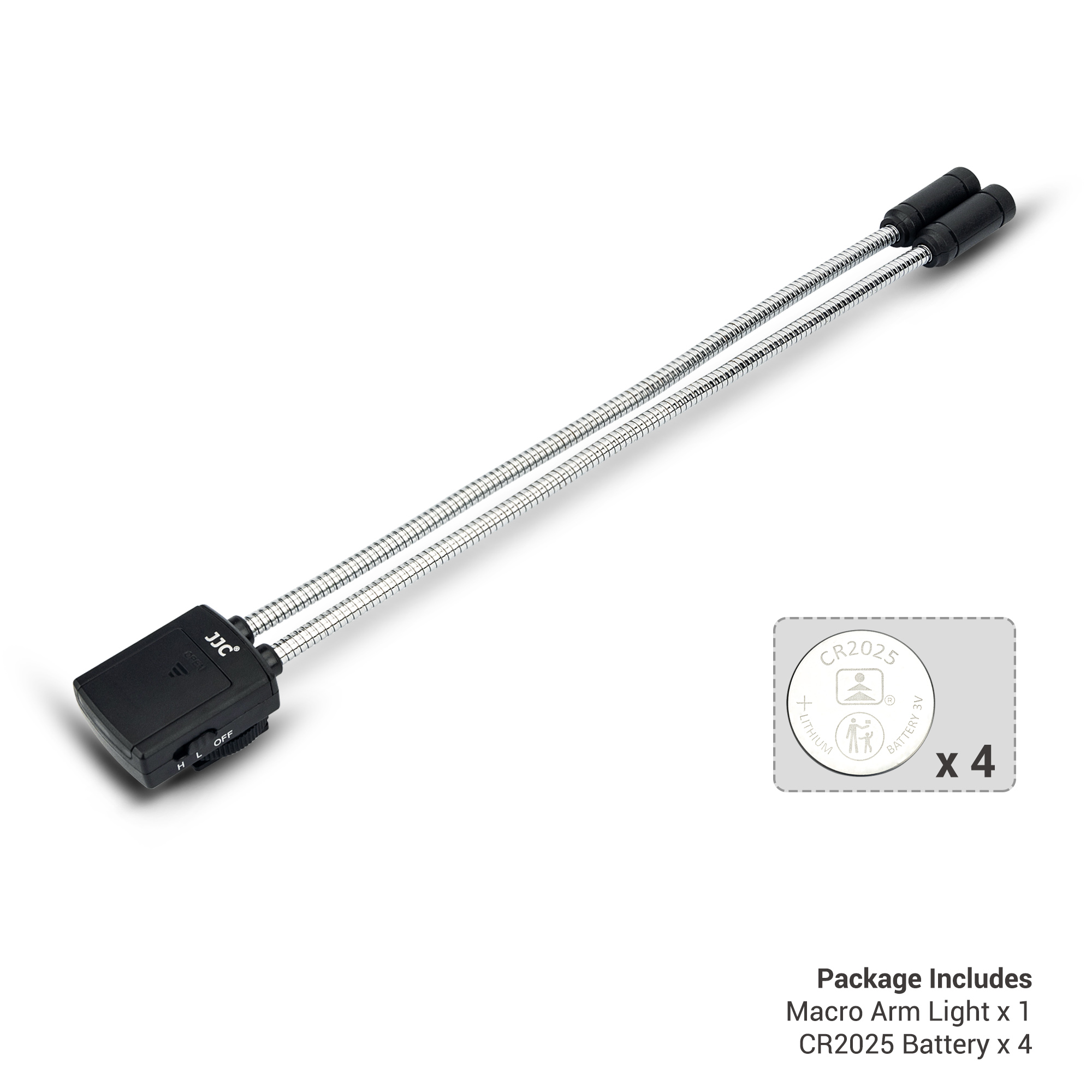 JJC Macro Arm Light LED Lamps  - Flower Photography Led Lighting Pack recension och pris
