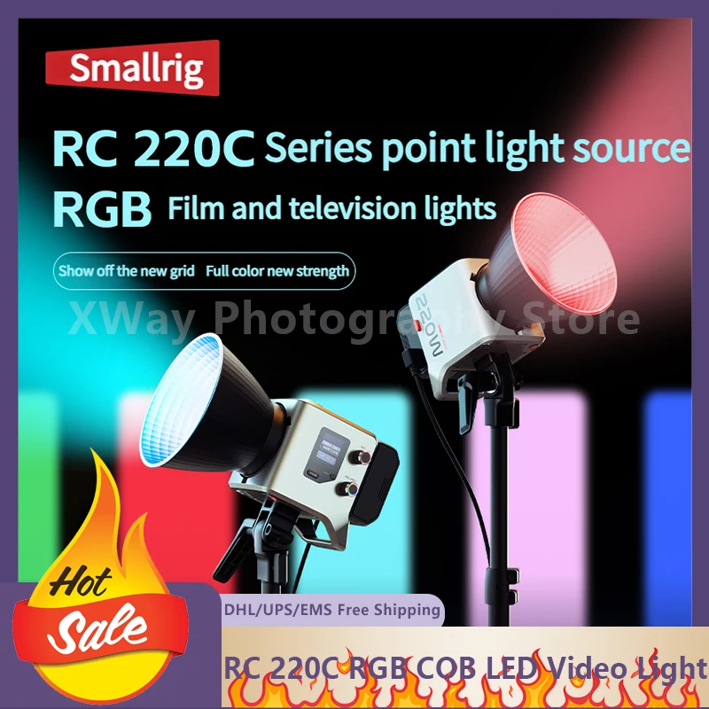 Smallrig Rc220C Rgb Cob Photog - Photography Lighting App recension och pris