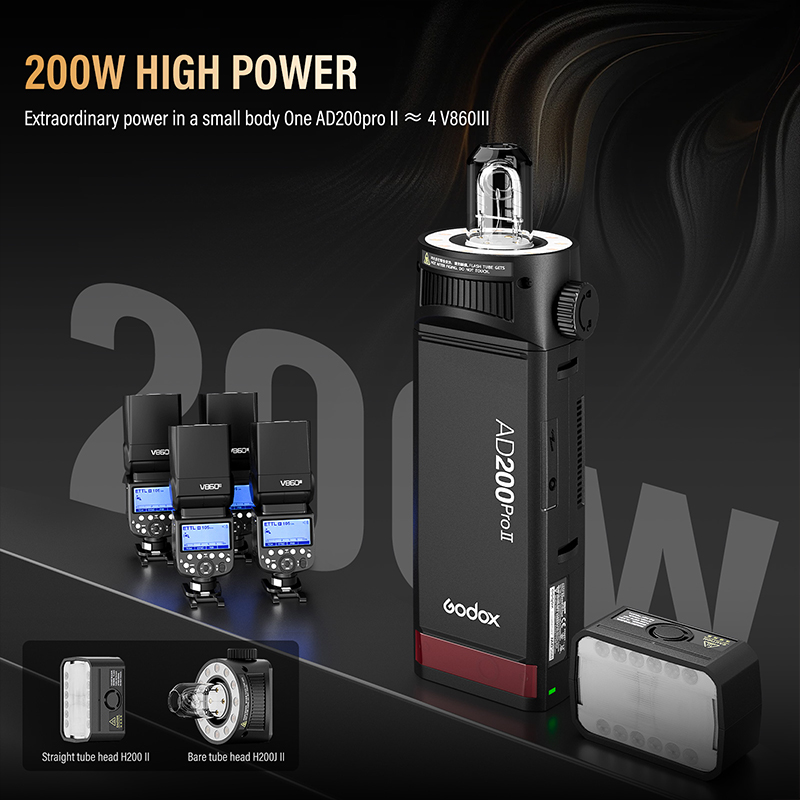 Godox AD200ProII  TTL 2.4G Wir - Photography Lighting Kit Godox recension och pris