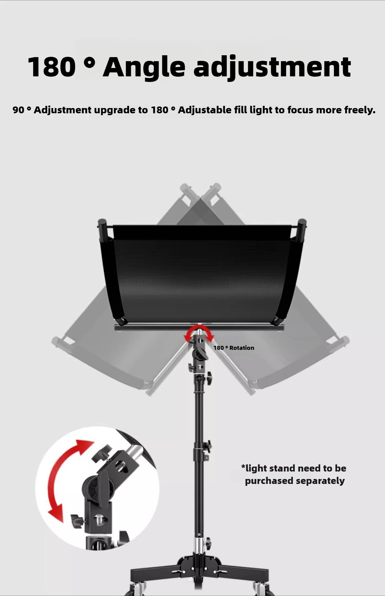 4-Color Cloth U-Type Reflector - Photography Types Of Lighting recension och pris