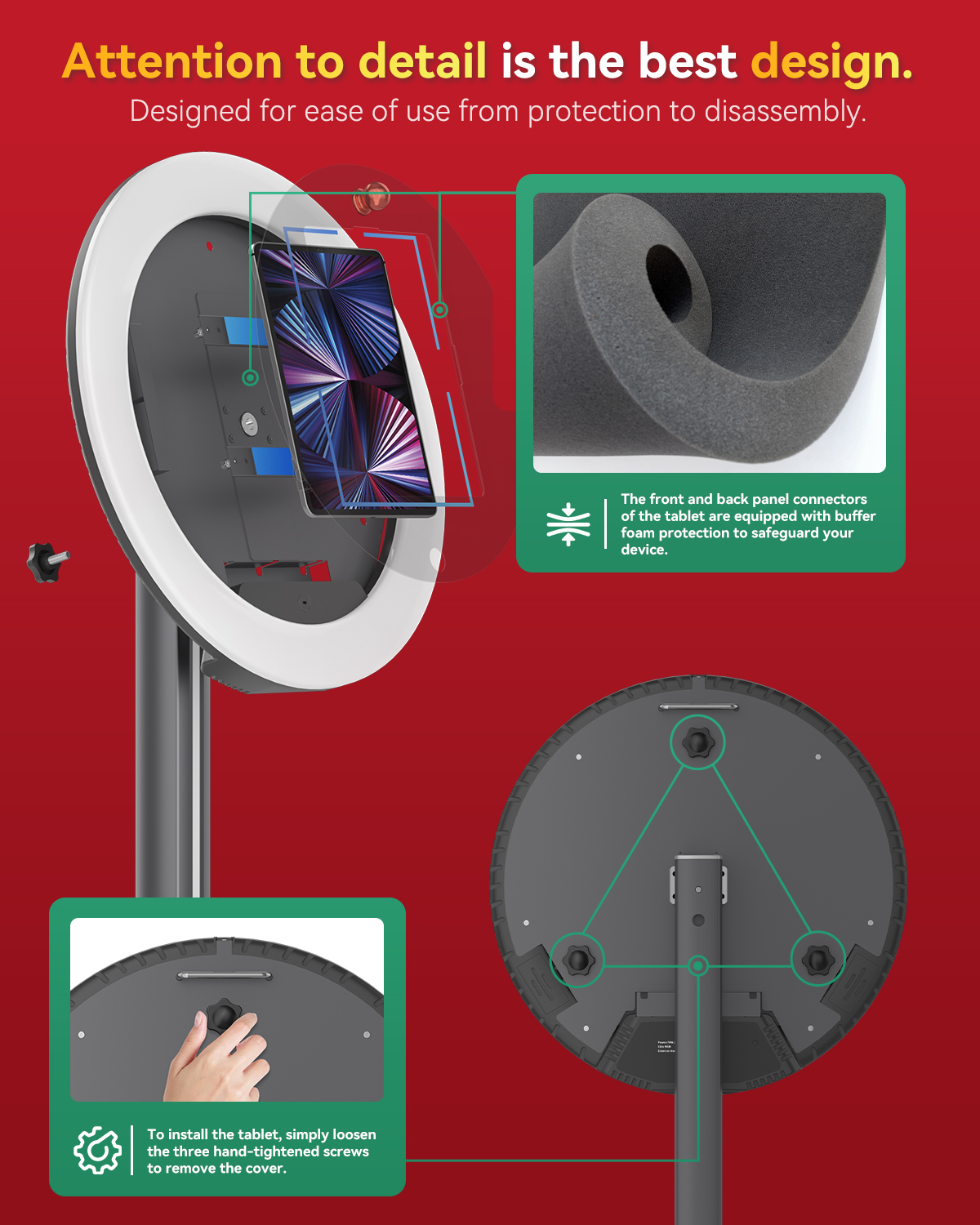 Portable ipad Photo Booth Mach - Photography Lighting Kit Rental recension och pris