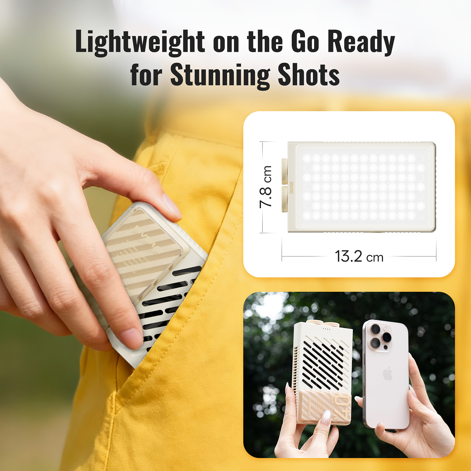 ZHIYUN Official FIVERAY M40 SE - Photography Lighting For Outdoors recension och pris