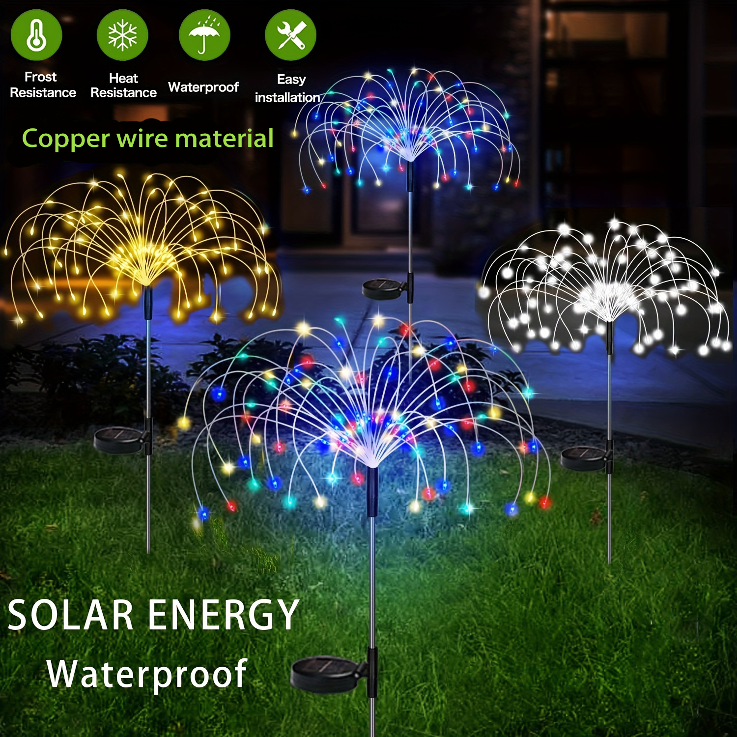 1 Packs Solar Fairy Lights,Wat - Flower Photography Led Lighting Pack recension och pris