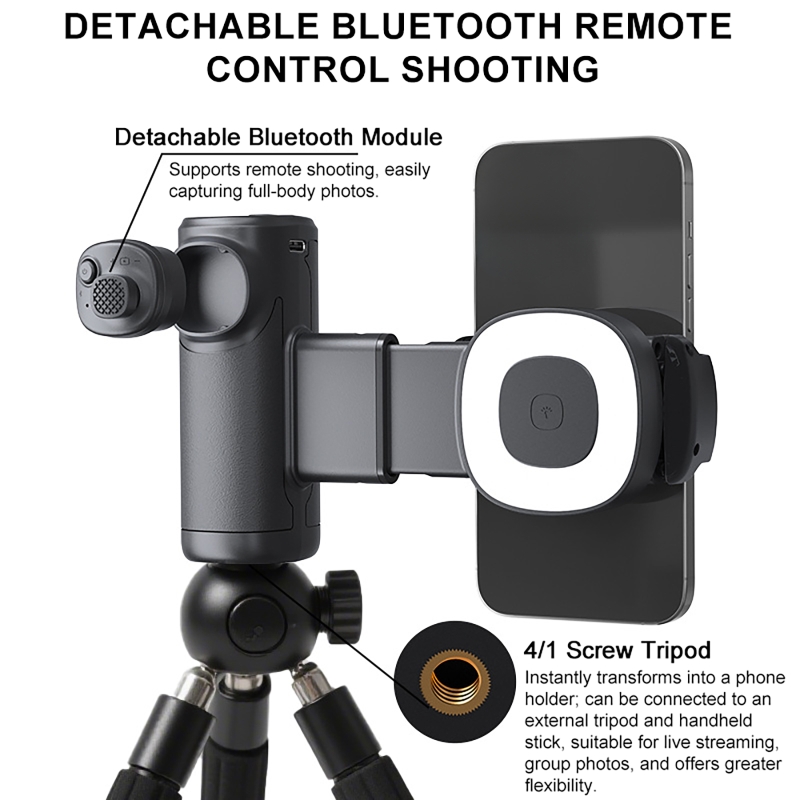 Bluetooth Selfie Handle with F - Photography Lighting For Outdoors recension och pris
