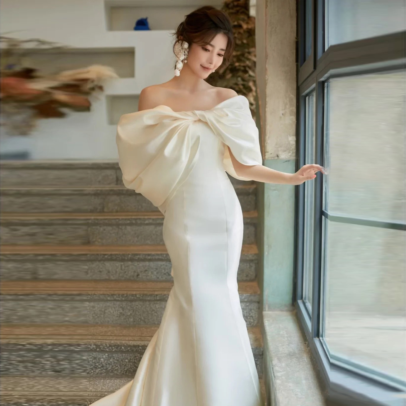 2026 New Light Wedding Dress S - Photography Lighting Style recension och pris