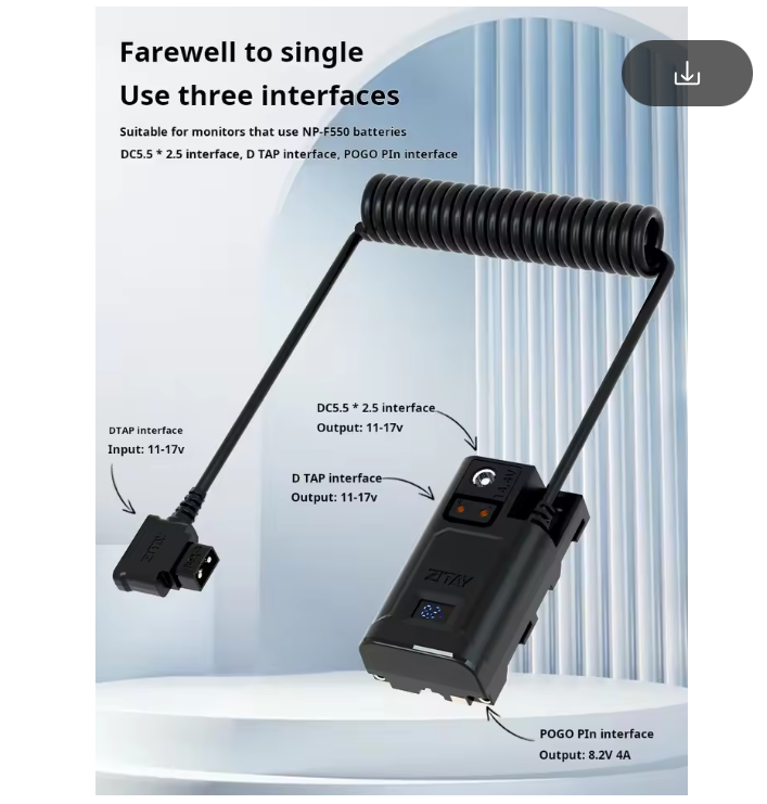 ZITAY D-TAP to NP-F550 Camera  - Photography Lighting For Dummies recension och pris