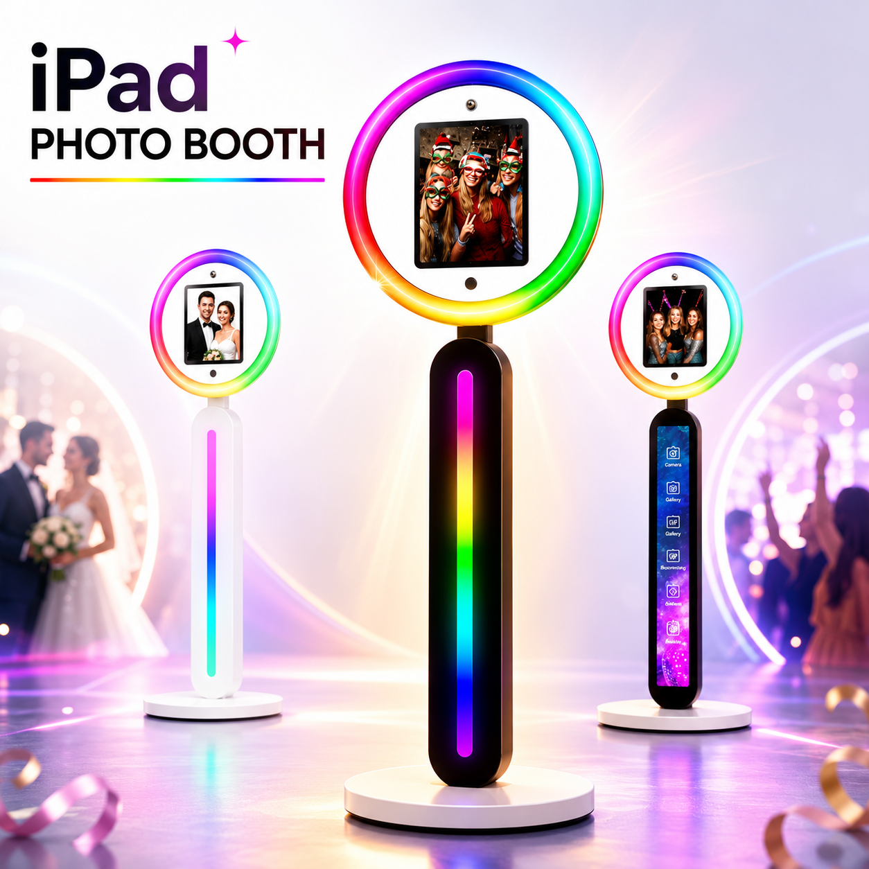 Portable iPad Photo Booth Stan - Photography Lighting Kit Rental recension och pris