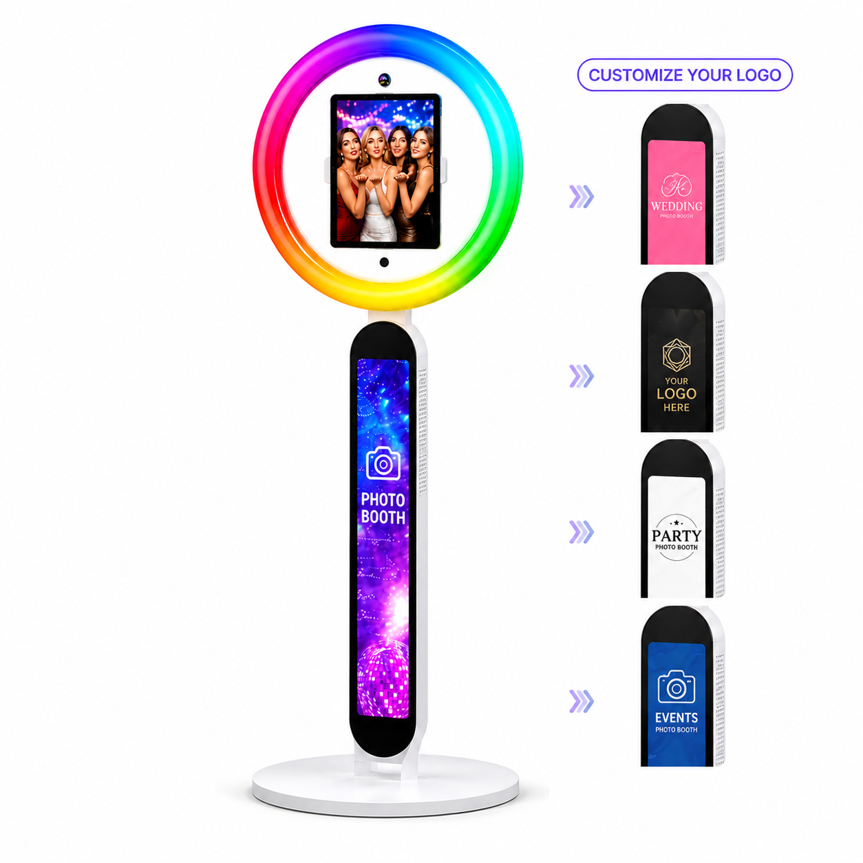 Portable iPad Photo Booth Stan - Photography Lighting Kit Rental recension och pris