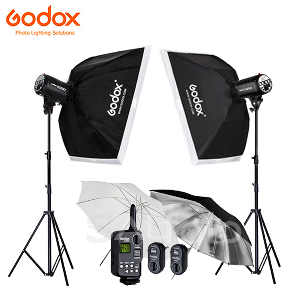 Godox 2x E300 300Ws / E250 250 - Photography Lighting Kit Godox recension och pris
