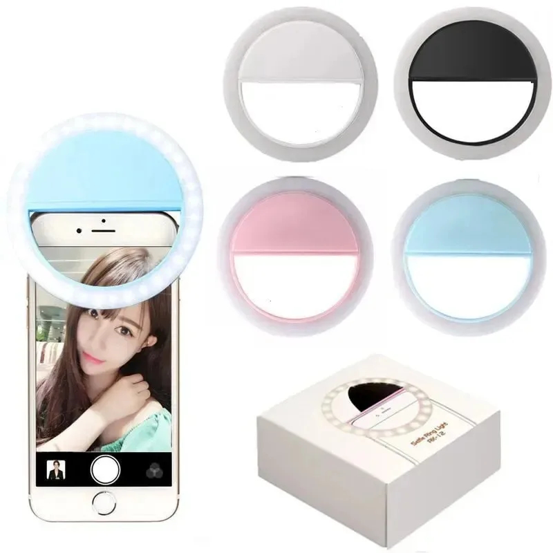 Clip-On LED Selfie Ring Light, - Photography Lighting Spotlight recension och pris