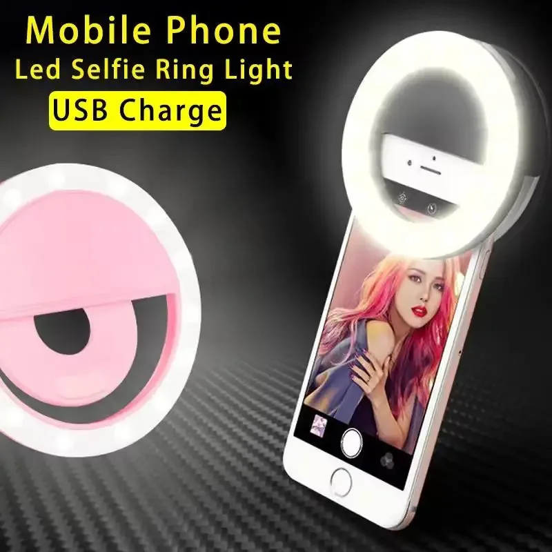 Clip-On LED Selfie Ring Light, - Photography Lighting Spotlight recension och pris