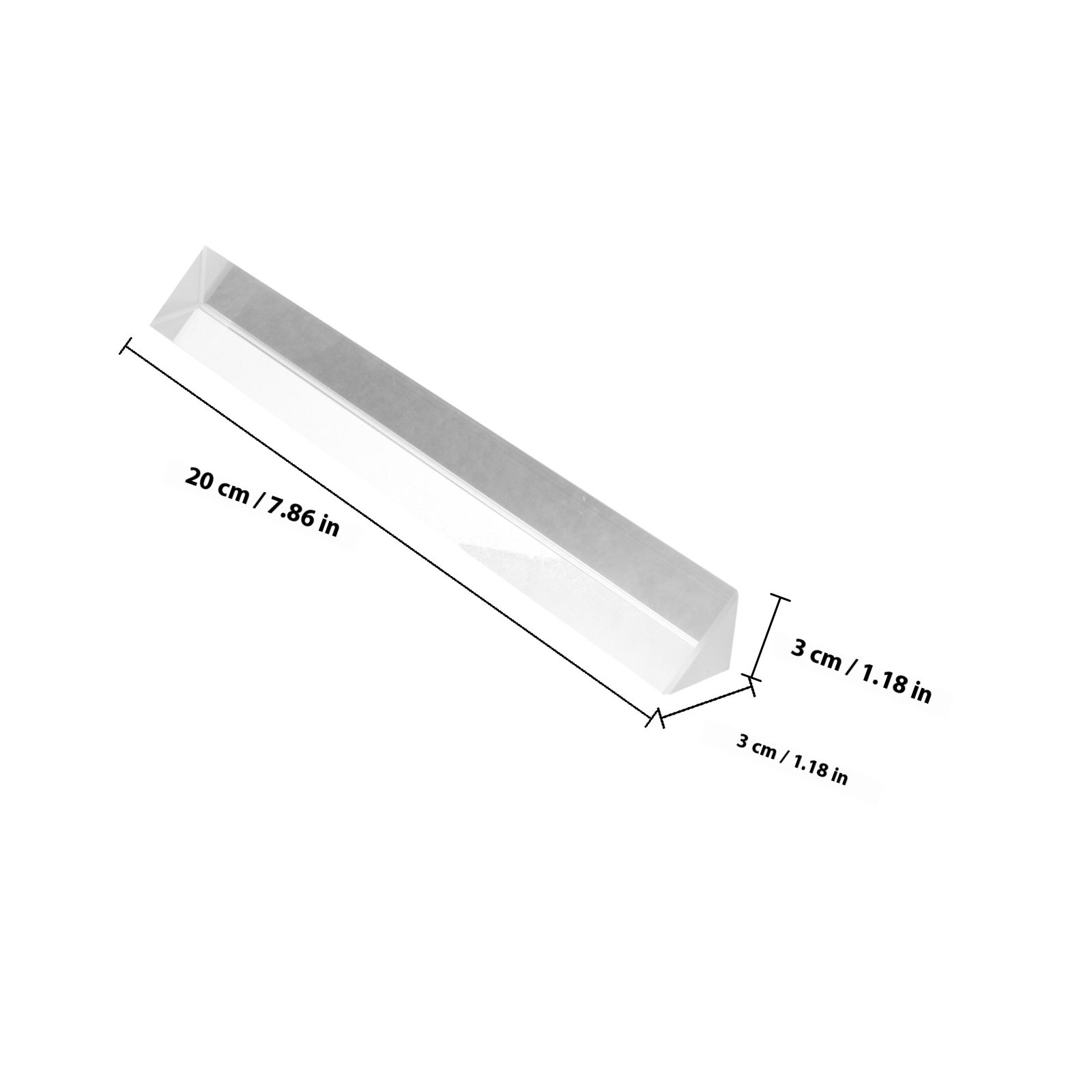 Crystal Triangular Prism for P - Lighting Effect In Photography recension och pris