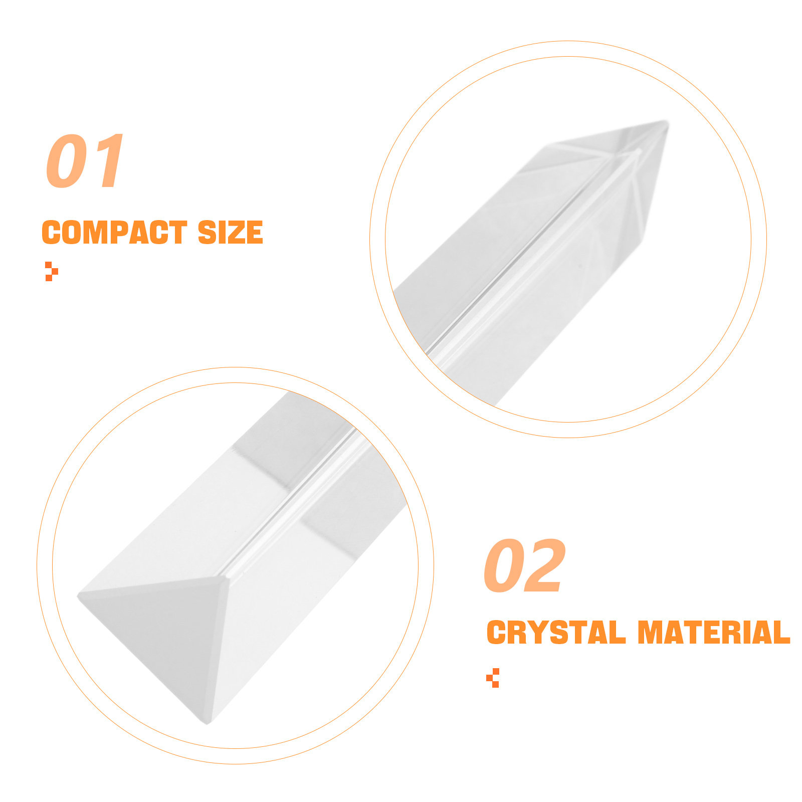 Crystal Triangular Prism for P - Lighting Effect In Photography recension och pris