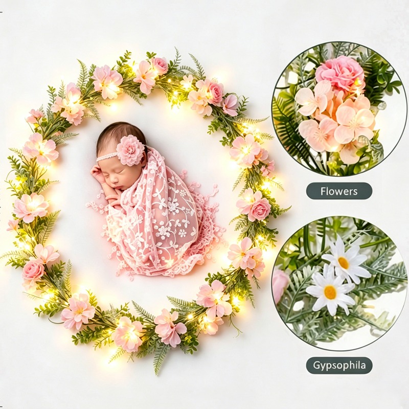 LED Artificial Peony Daisy Vin - Photography Artificial Lighting recension och pris