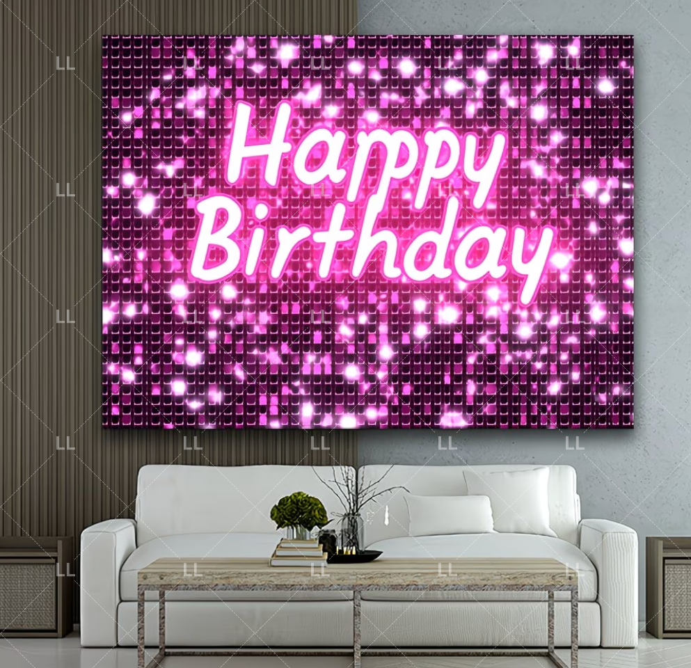 Pink Shimmer Wall Glitters Seq - Photography Lighting Background recension och pris