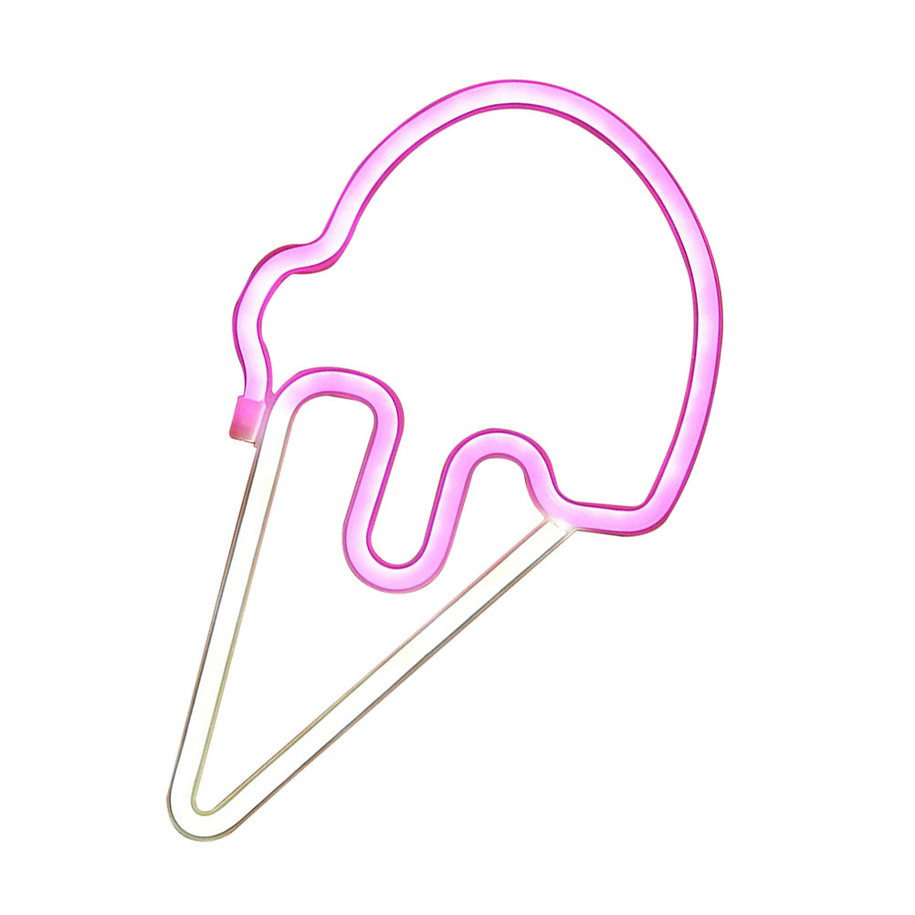 Ice Cream Shaped LED Neon Ligh - Lighting Effect In Photography recension och pris