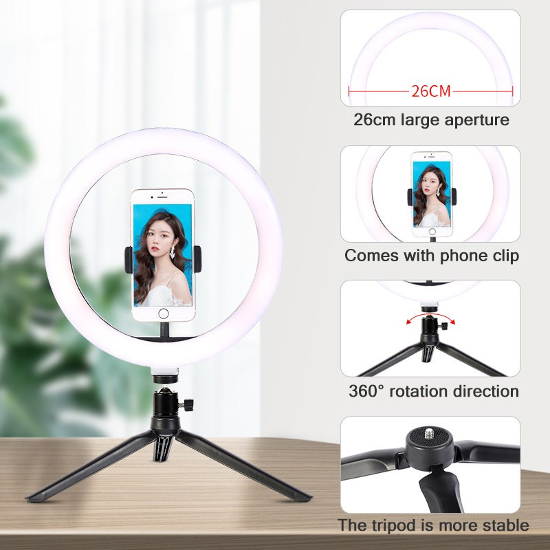 26cm 10 inch Led Ring Selfie L - Photography Lighting Spotlight recension och pris