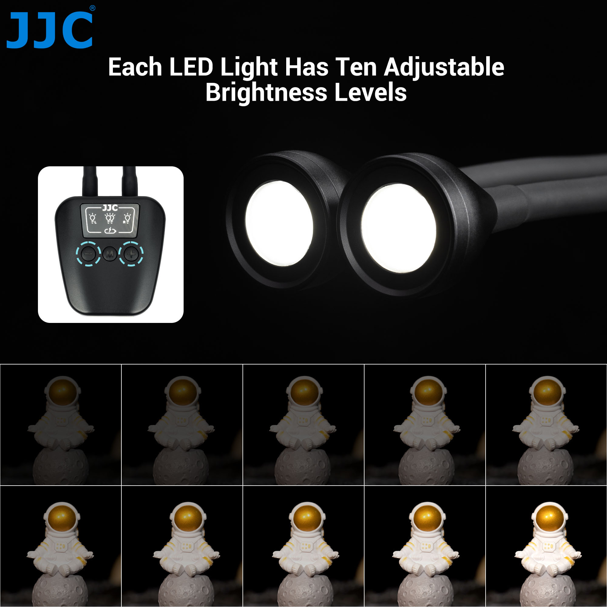 JJC LED Macro Arm Light with 1 - Flower Photography Led Lighting Pack recension och pris