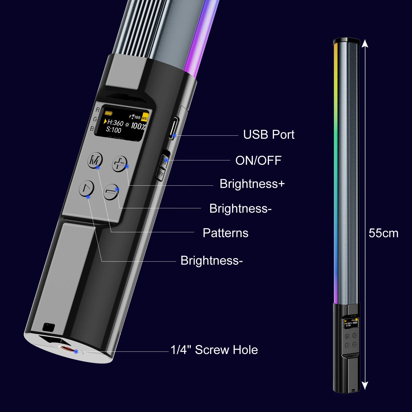 RGB Photography Light Wand Han - Photography Lighting App recension och pris