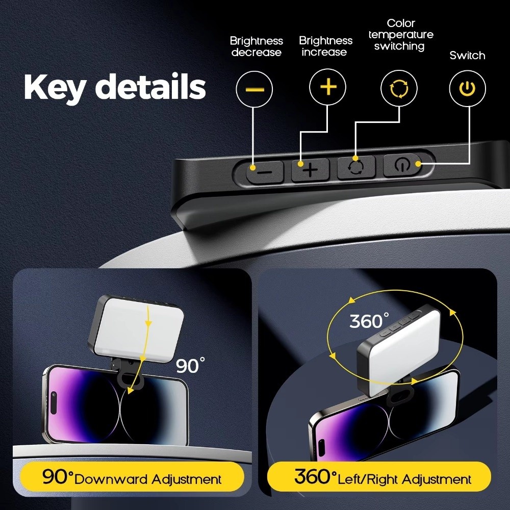 New 800/1000mAh LED Selfie Lig - Photography Using Lighting recension och pris
