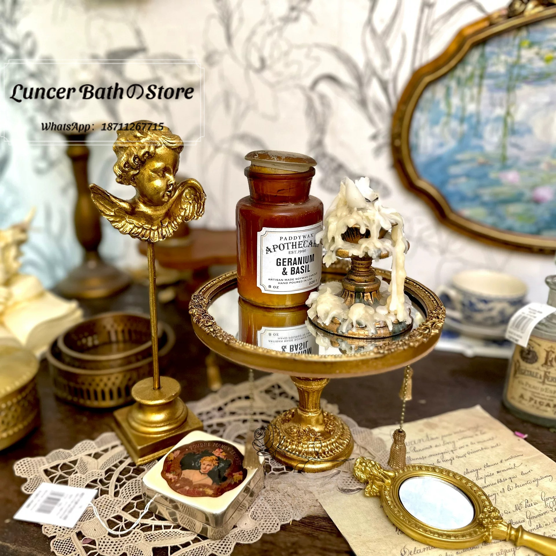 Vintage Court Ins Style Mirror - Photography Lighting Style recension och pris