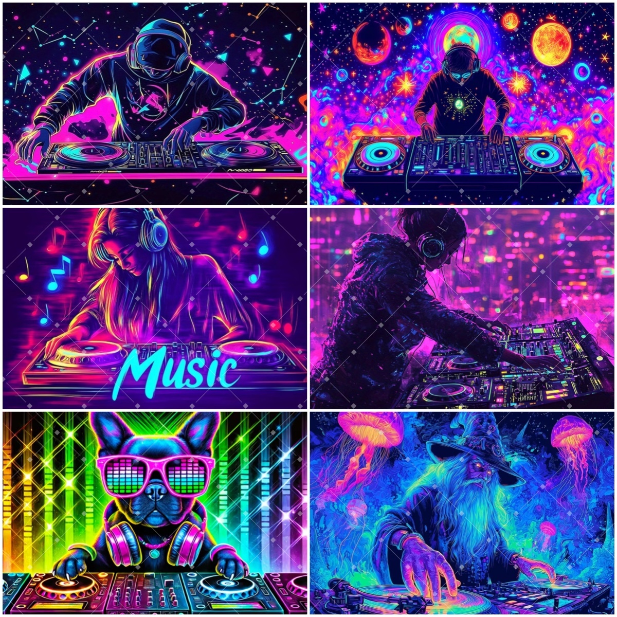 Hip Hop Music DJ Party Decorat - Photography Lighting Background recension och pris