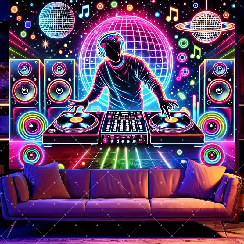 Hip Hop Music DJ Party Decorat - Photography Lighting Background recension och pris