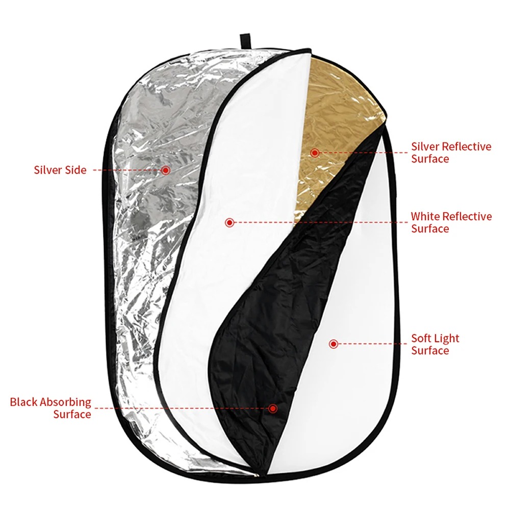 60/80/110CM 5-in-1 Collapsible - Photography Lighting For Outdoors recension och pris