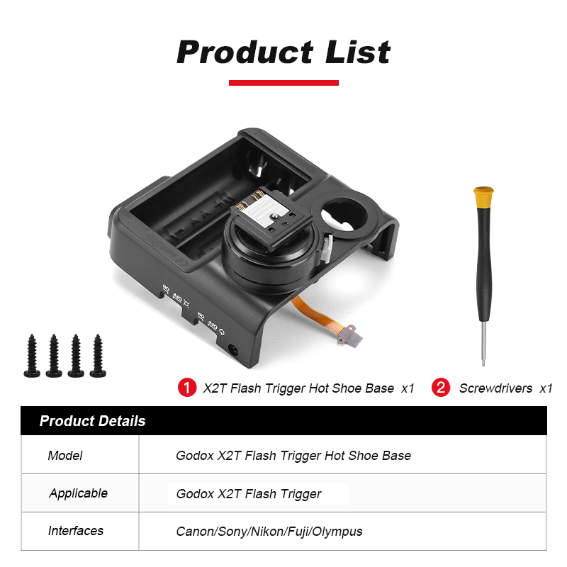 Godox X2T Trigger Hot Shoe XPR - Photography Lighting Kit Godox recension och pris