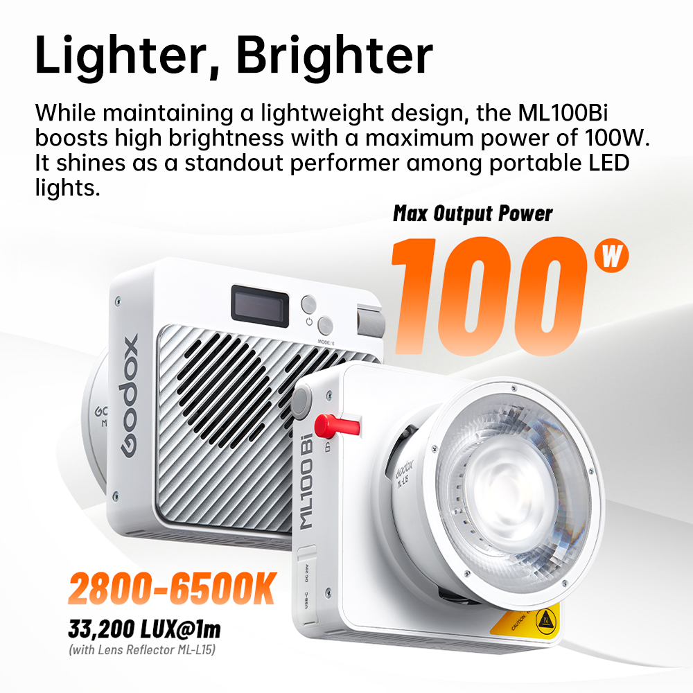 Godox ML100BI  Full Color LED  - Photography Lighting App recension och pris