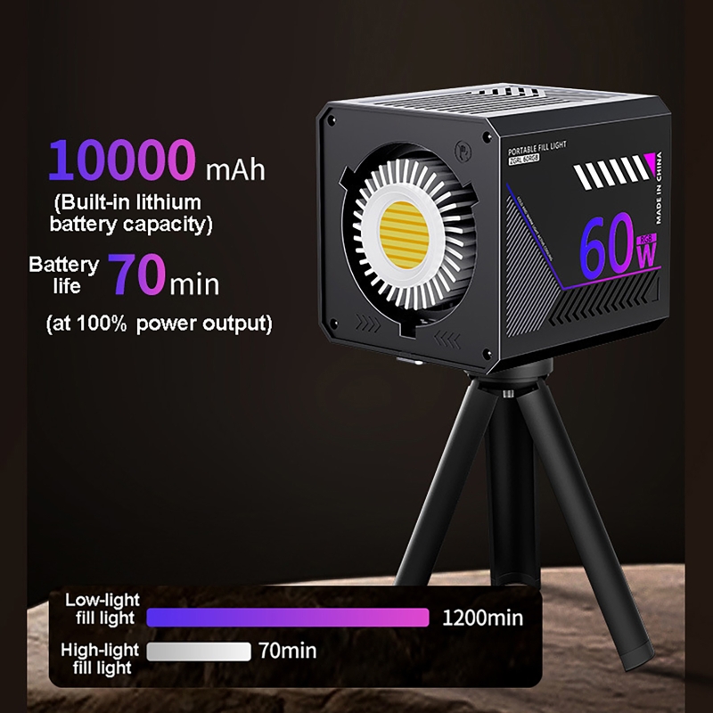 60W RGB Video Light Portable L - Photography Lighting Background recension och pris