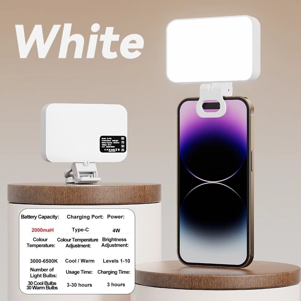 800/1000mAh LED Selfie Light U - Photography Using Lighting recension och pris