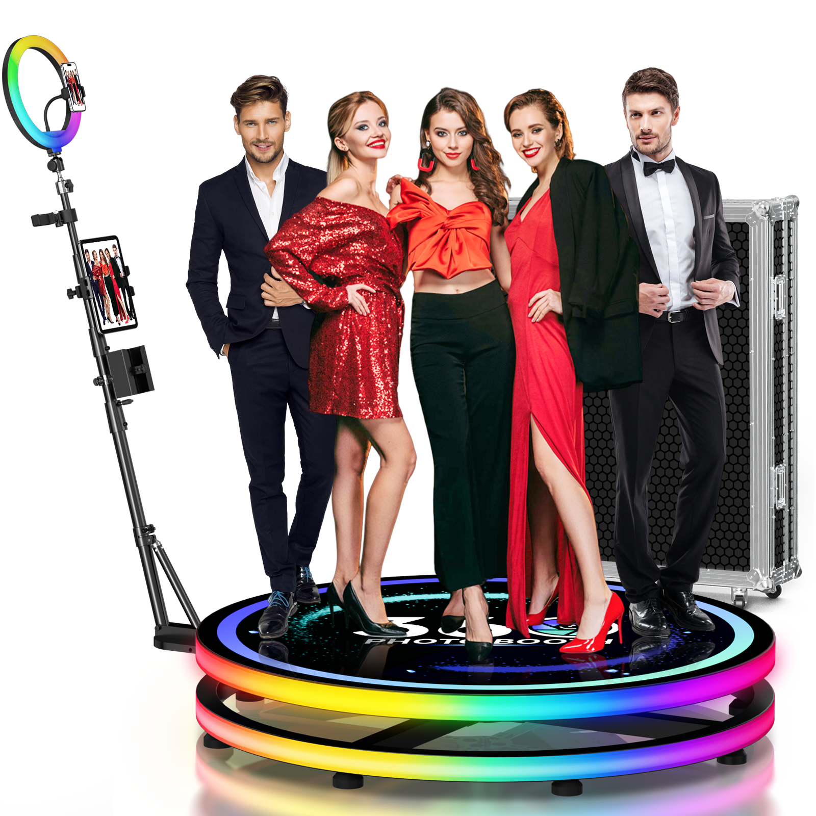 360 Rotating Photo Booth Ring  - Photography Lighting App recension och pris