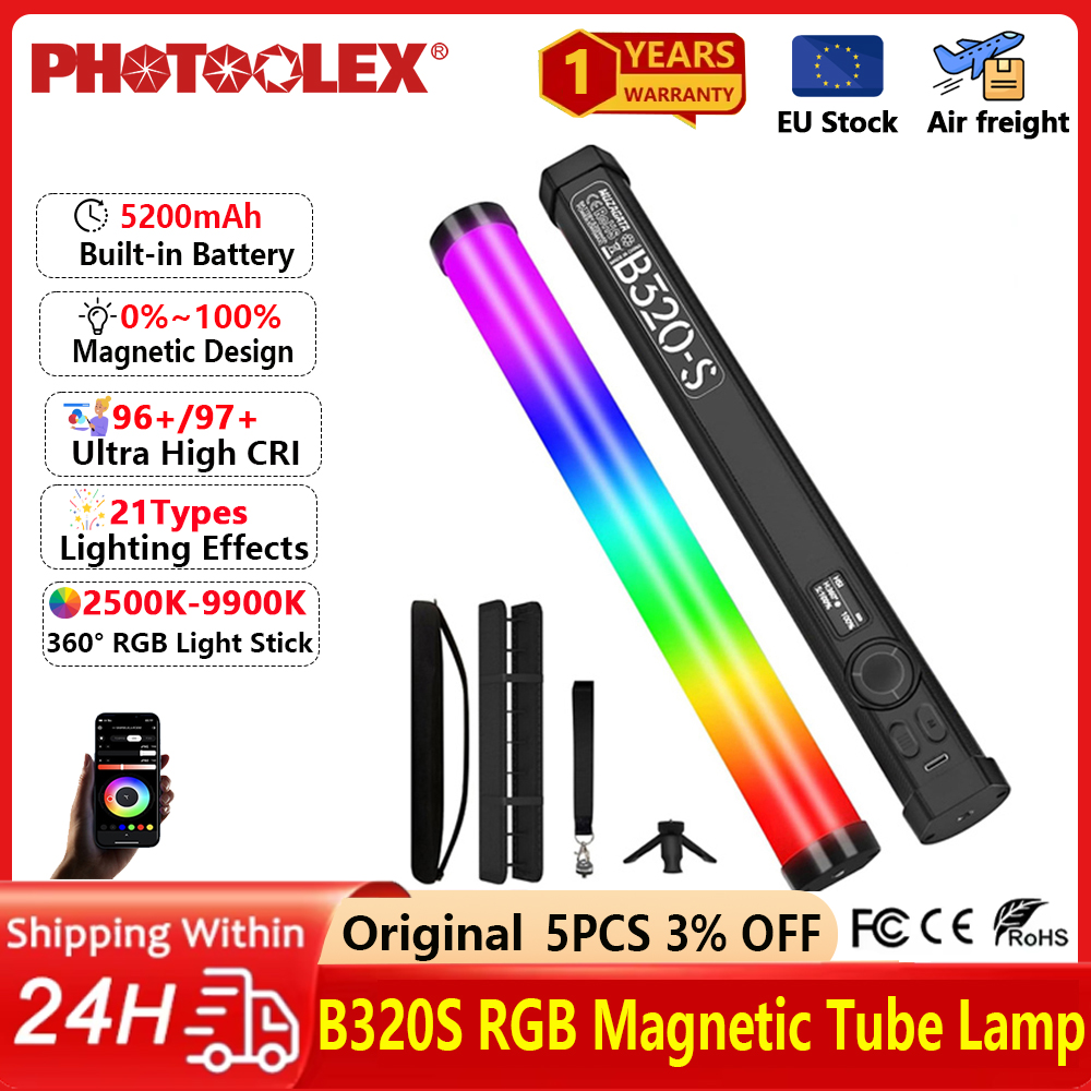 PHOTOLEX RGB Colorful Stick Li - Photography Types Of Lighting recension och pris