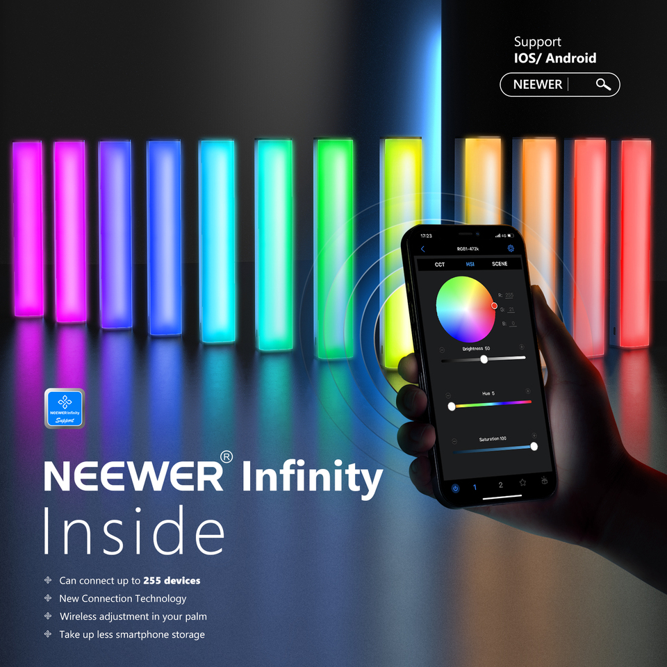 For NEEWER RGB Magnetic Handhe - Photography Lighting App recension och pris