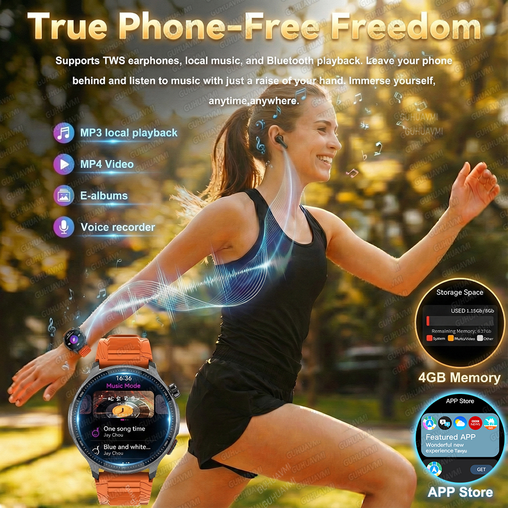 New 4GB Storage Smart Watch GP - Photography Lighting Styles recension och pris
